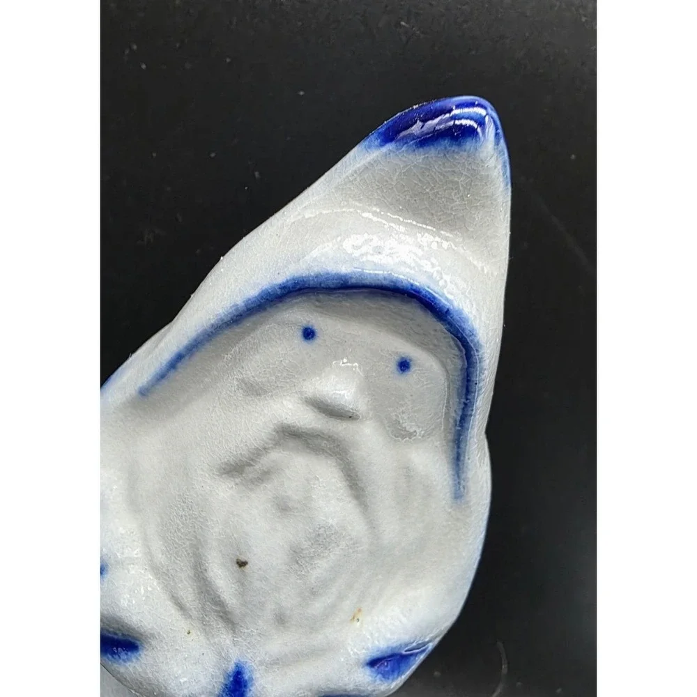 Vintage Eldreth Pottery Salt Glaze Santa Claus Christmas Figurine 9.5